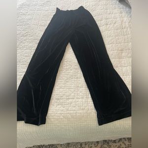 Zara velvet girl pants